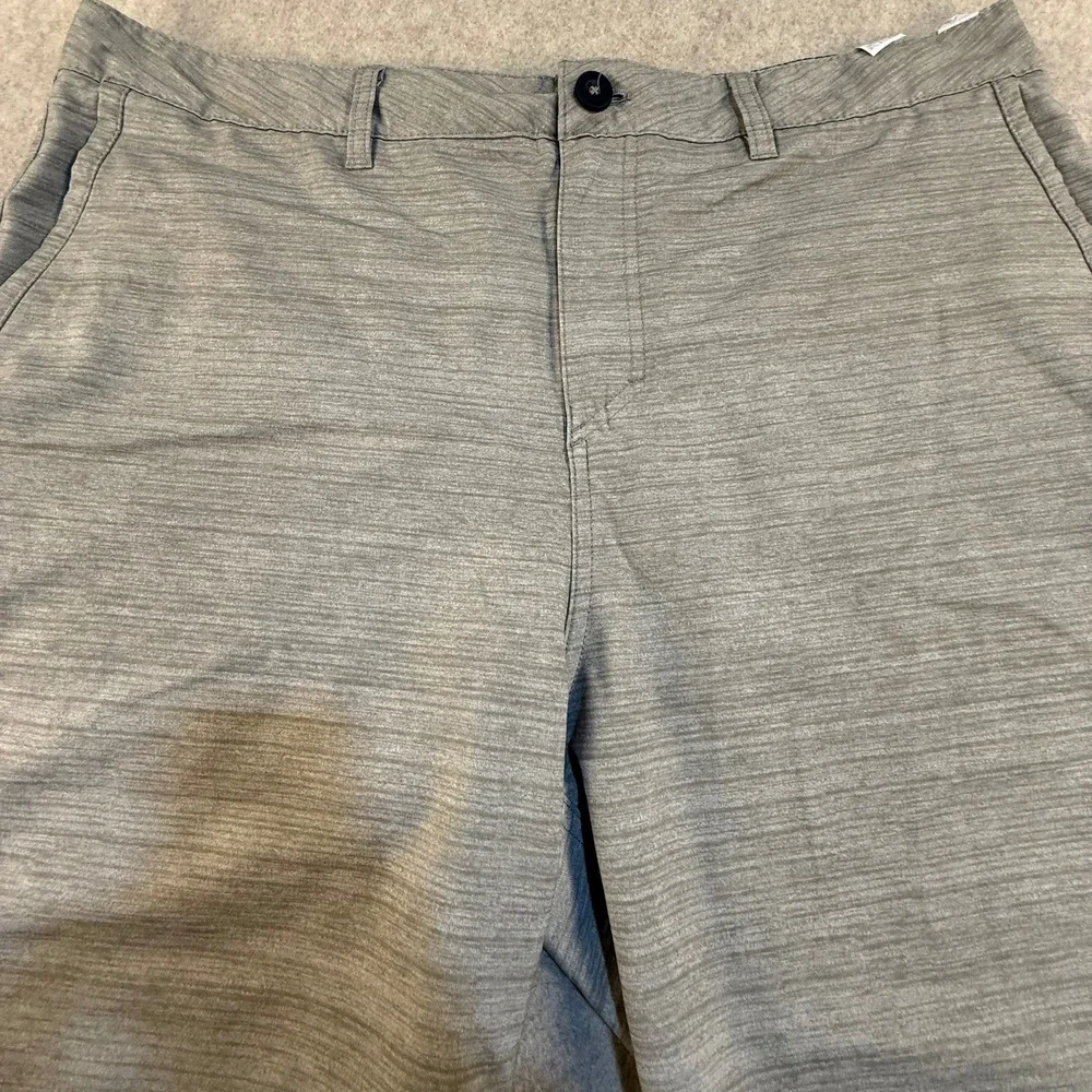 Quiksilver Mens Hybrid Walk Shorts Grey Heathered Water Land Size 40‎